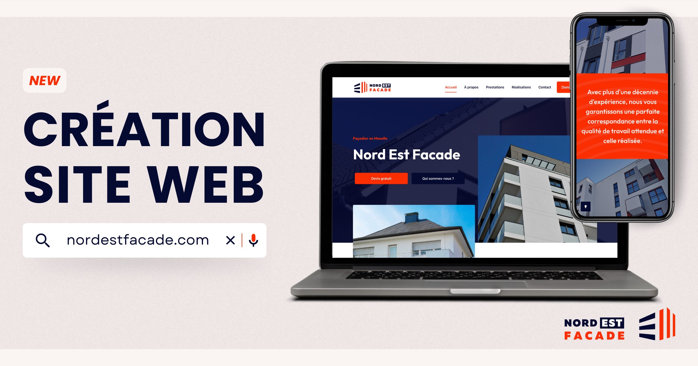 Illustration du projet Création site web