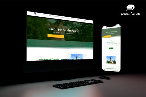 Illustration du projet Refonte du site de la Mairie de Saint Bonnet-Tronçais