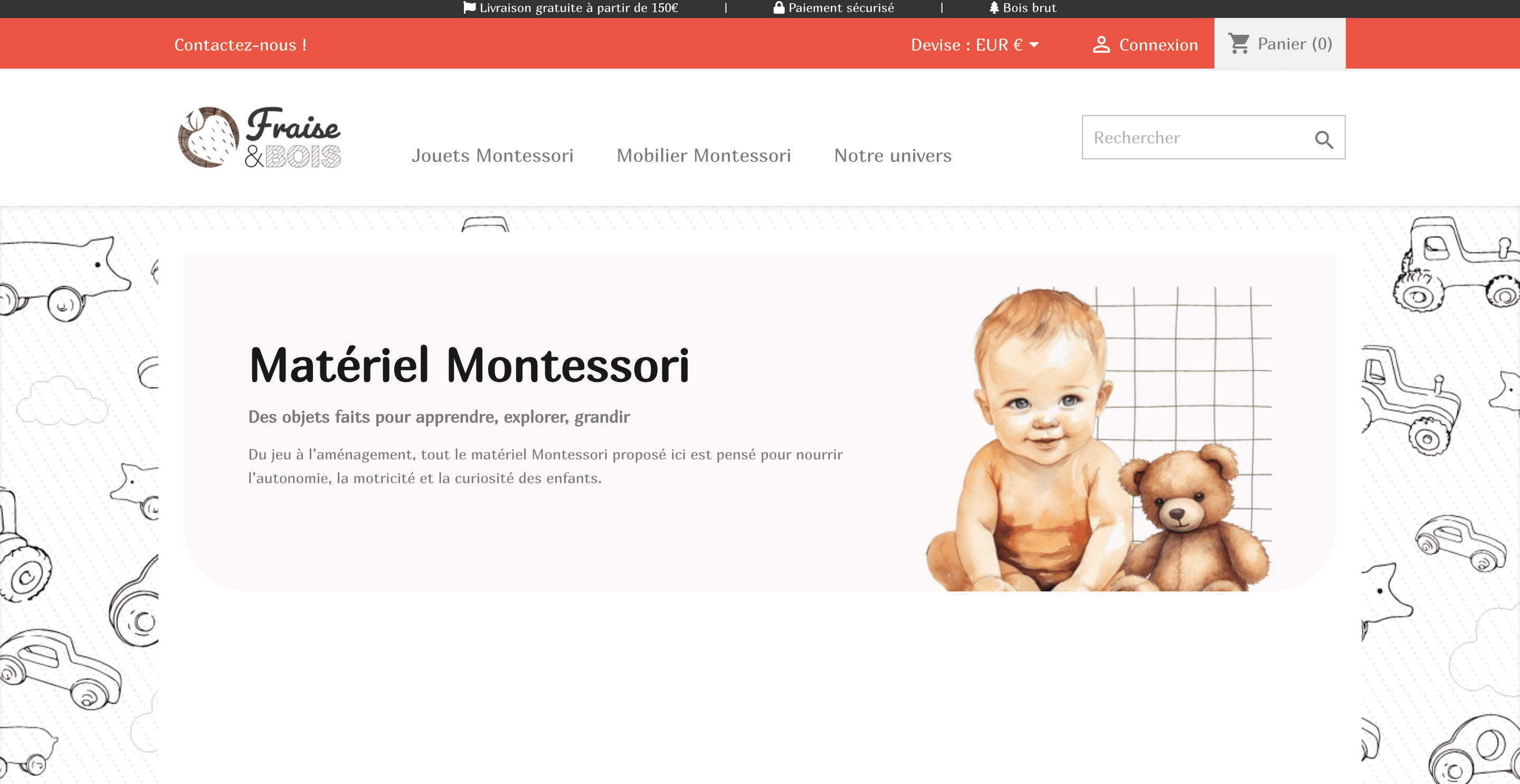 Illustration du projet Mise en place de campagnes Google Ads pour Fraise & Bois