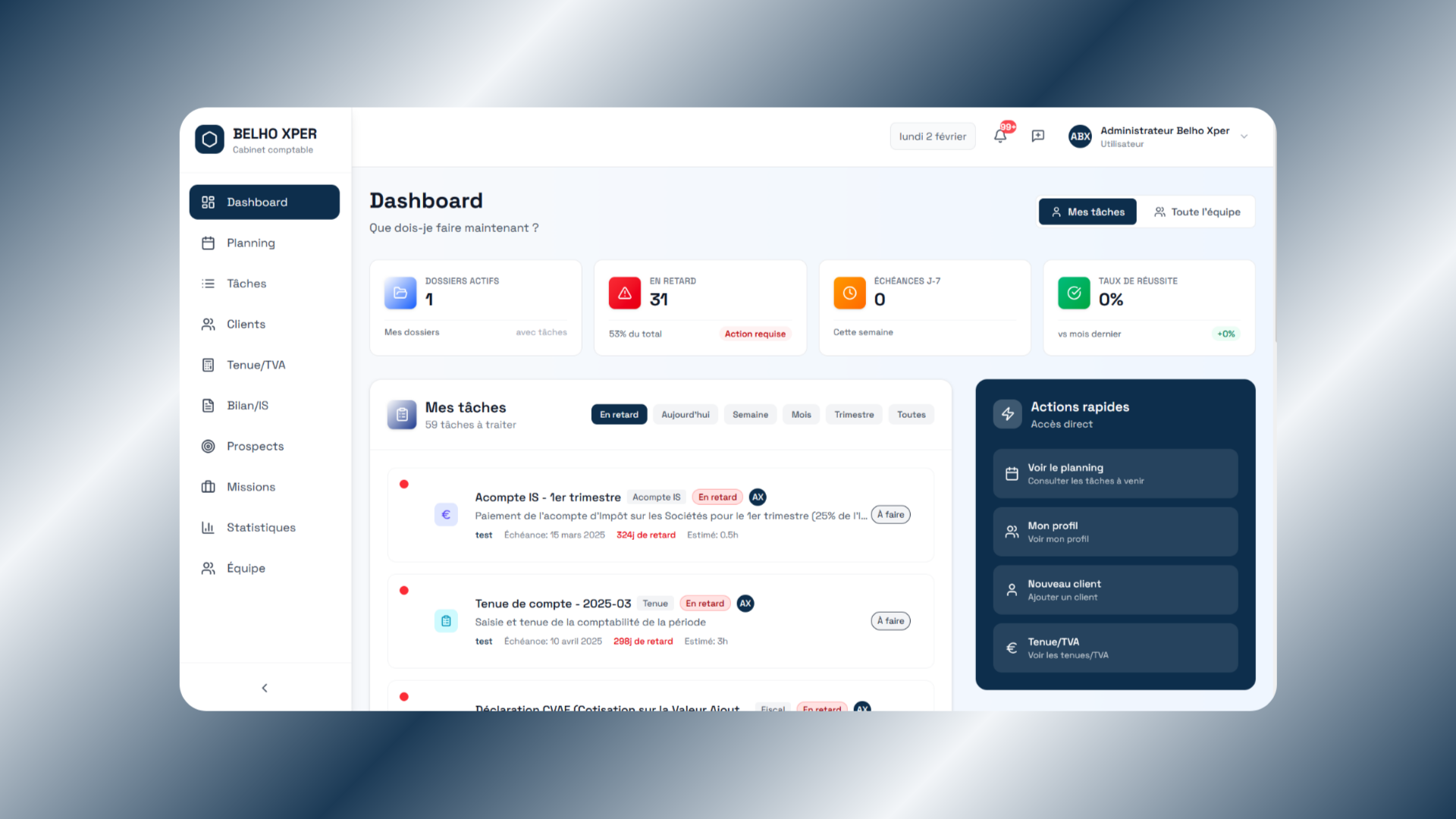 Illustration du projet Belho Xper App