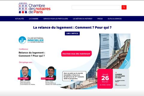 Illustration du projet Une plateforme digitale au service des notaires du Grand Paris