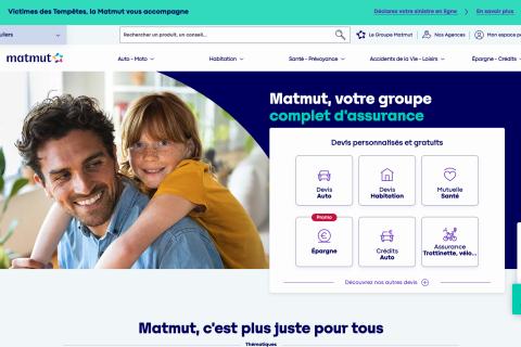 Illustration du projet Refonte d'un site stratégique au service d’un grand groupe d’assurance