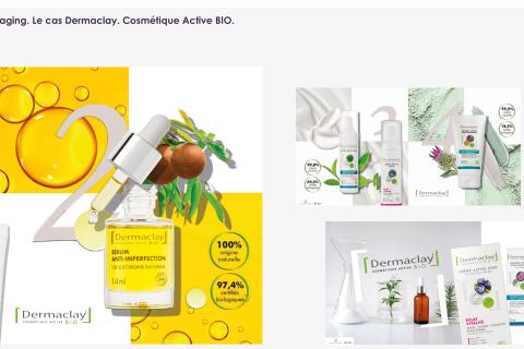 Illustration du projet Identité packaging pour DERMACLAY BIO