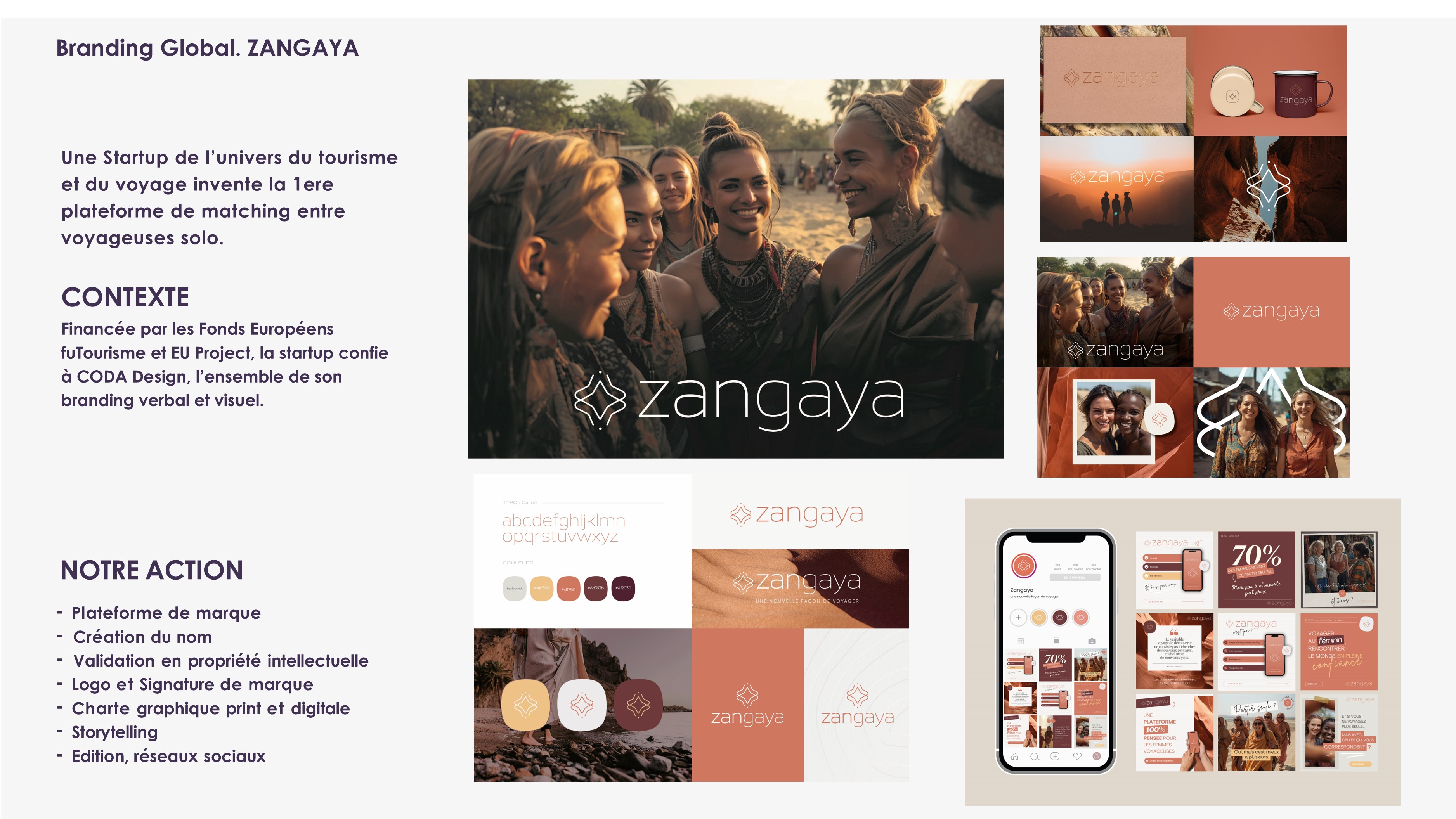 Illustration du projet Création d'une nouvelle marque sur l'univers du voyage et du tourisme