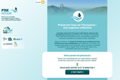 Réalisation d'un parcours numérique PTGE Huveaune