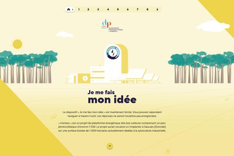 Illustration du projet Développement de l'outil « Je me fais mon idée » pour la Commission nationale du débat public (CNDP)