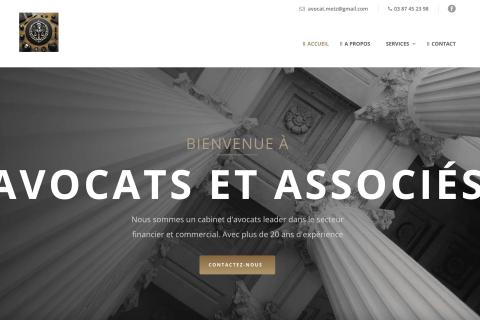 Illustration du projet Site pour avocats unique