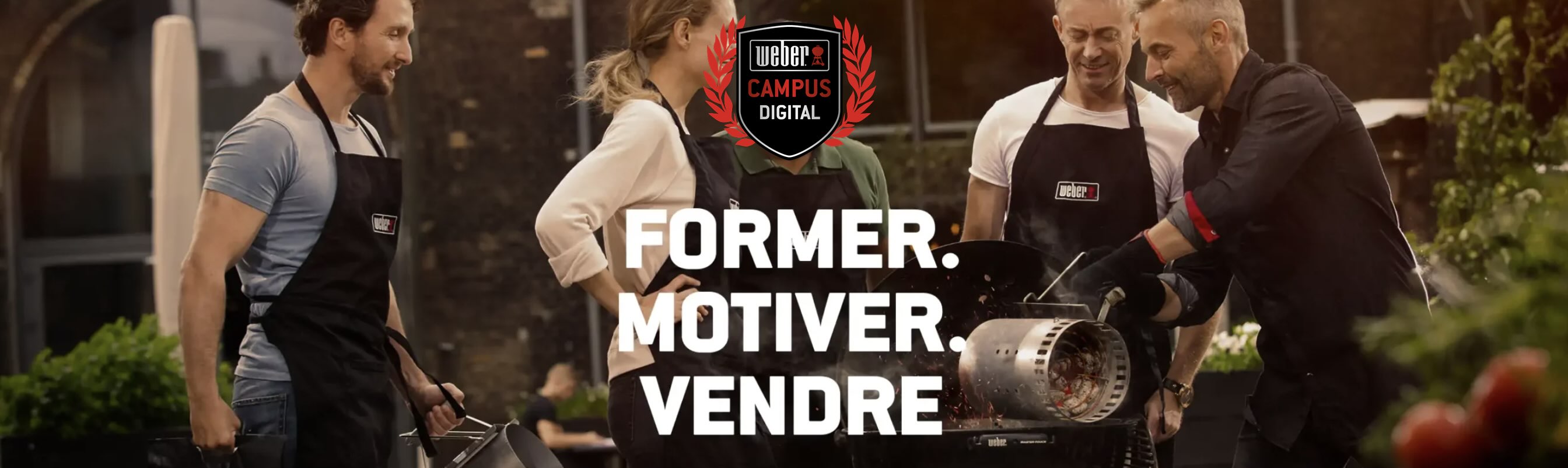 Illustration du projet Weber Campus : Appli e-learning pour la transformation commerciale