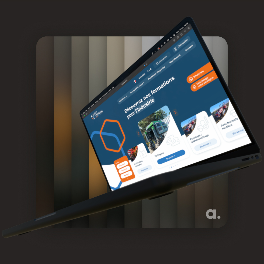 Illustration du projet Refonte web stratégique sur WordPress | IFC Tritech