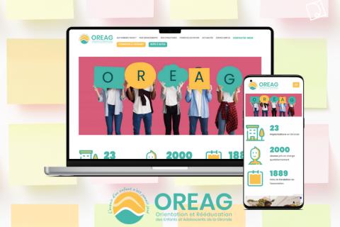 Illustration du projet OREAG, création d’un intranet sur mesure et refonte du site vitrine