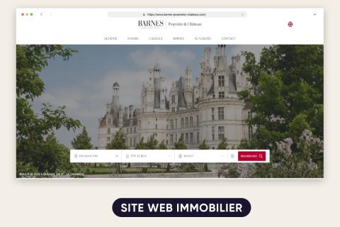 Illustration du projet Plateforme de vente et valorisation de propriétés et châteaux en France