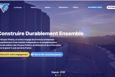 Illustration du projet Refonte complète du site sur Webflow