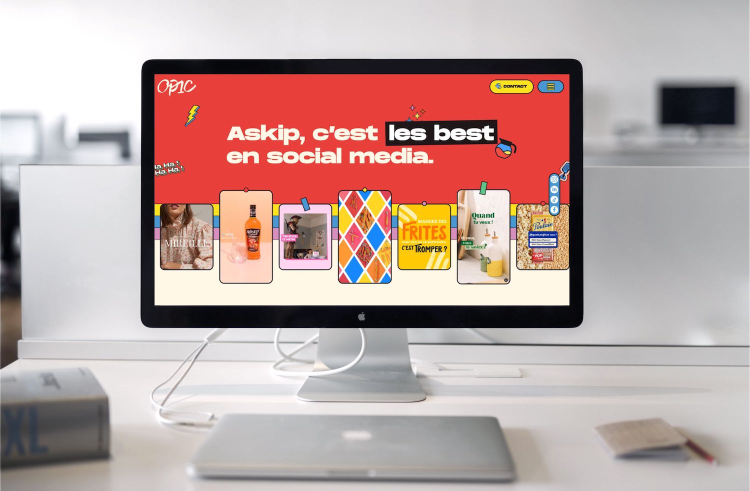 Illustration du projet Refonte du site de l'agence