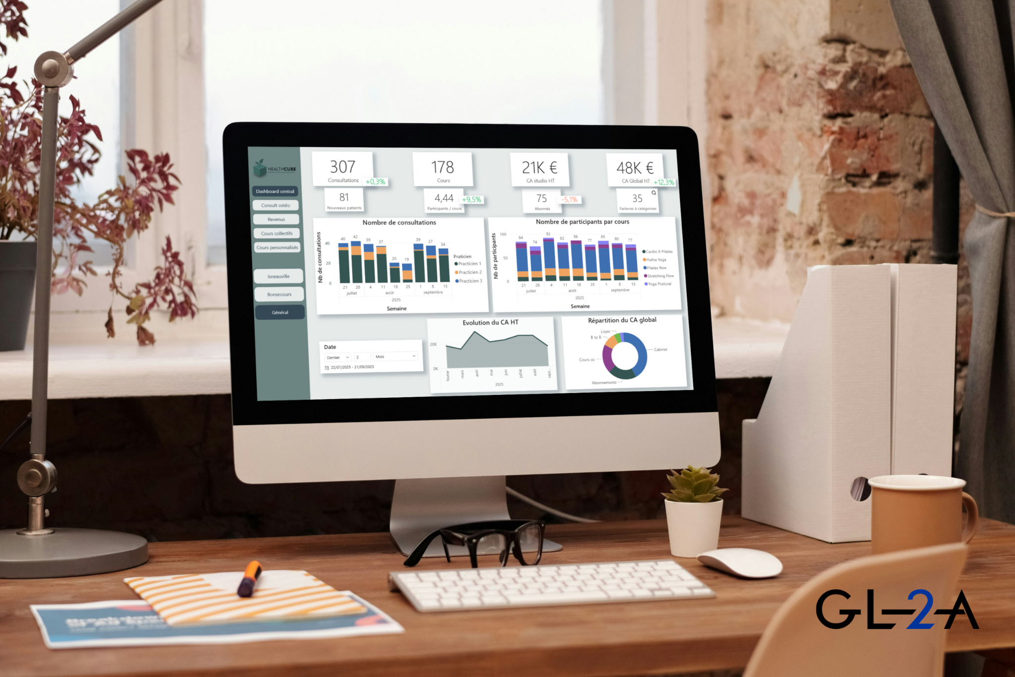 Illustration du projet Création de Dashboard de pilotage croisé