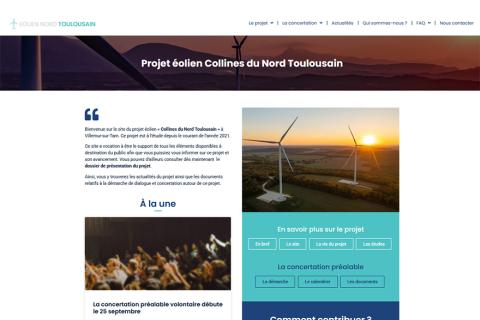 Illustration du projet Projet éolien Collines du Nord Toulousain
