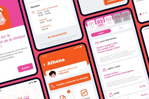 Application de suivi de soins animalier