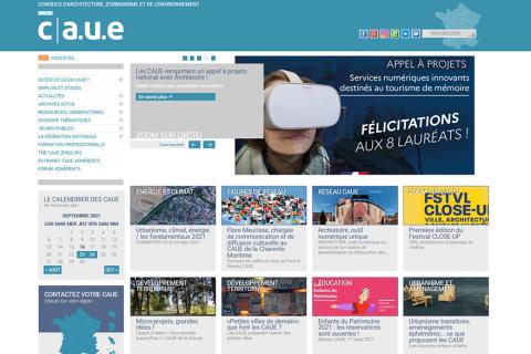 Illustration du projet Site Internet pour la Fédération Nationale des CAUE