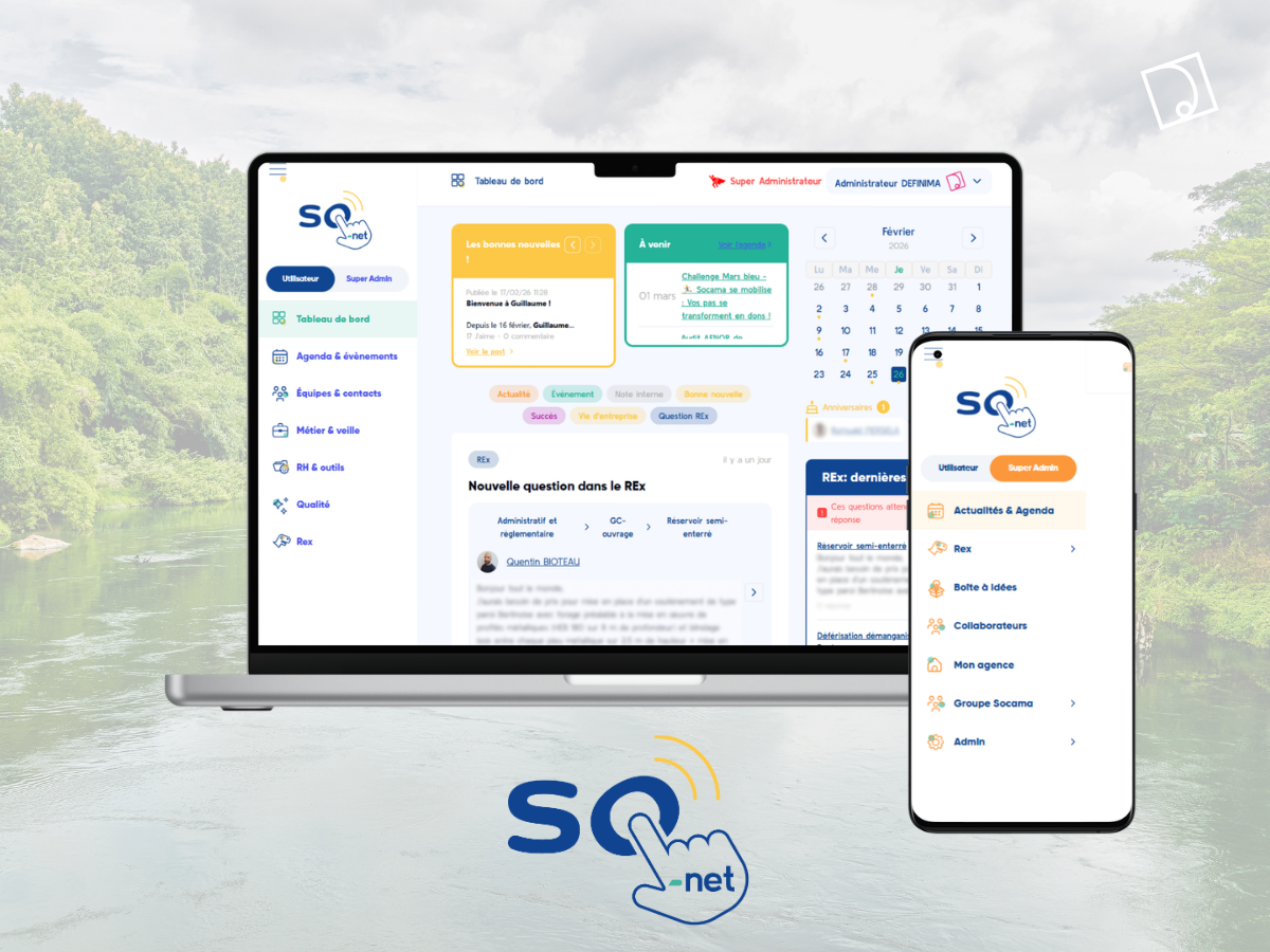 Illustration du projet Conception d’un logiciel métier sur mesure pour SOCAMA