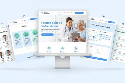 Modernisation de la présence digitale du Centre Ophtalmia