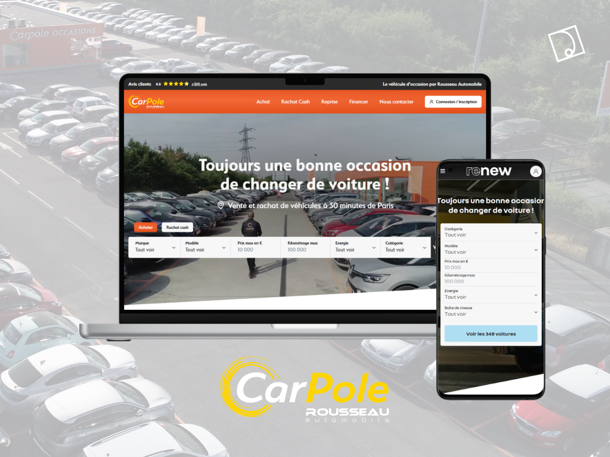 Illustration du projet Rousseau Automobile : une usine à sites pour les véhicules d’occasion