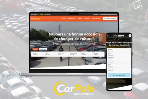 Illustration du projet Rousseau Automobile : une usine à sites pour les véhicules d’occasion