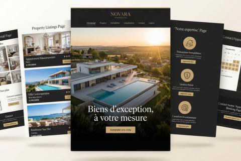 Illustration du projet Refonte digitale et stratégie de visibilité pour Novara Immobilier
