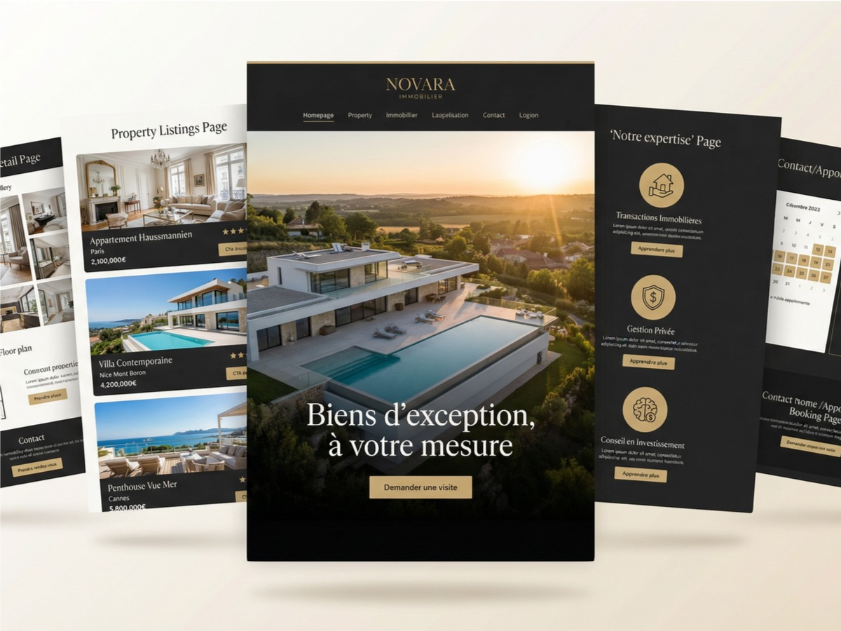 Illustration du projet Refonte digitale et stratégie de visibilité pour Novara Immobilier