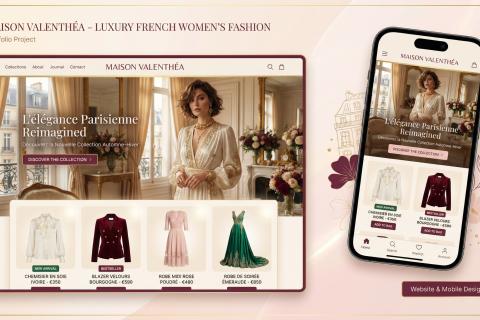 Illustration du projet Digitalisation et croissance e-commerce pour Maison Valenthéa