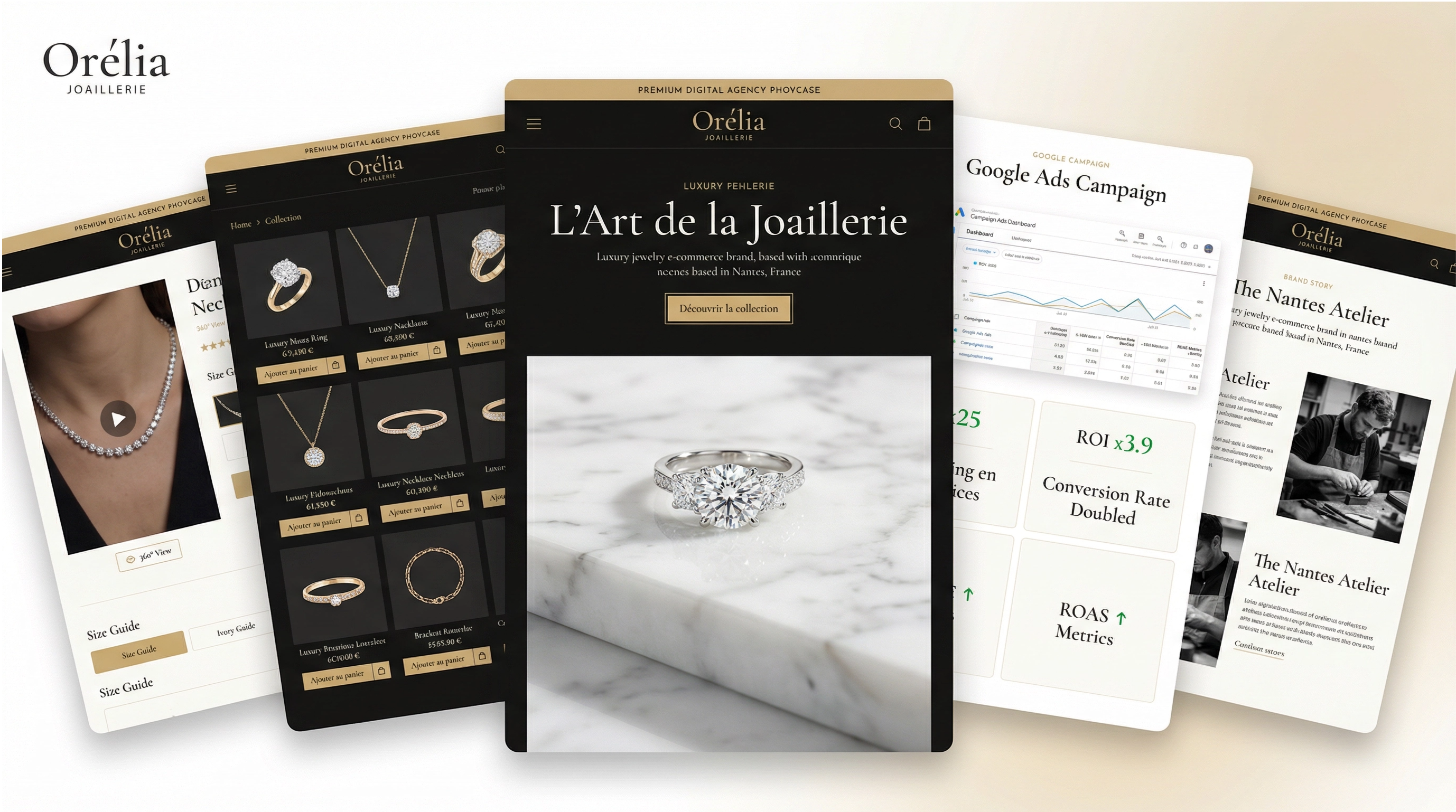 Illustration du projet Refonte e-commerce et stratégie d'acquisition pour Orélia Joaillerie