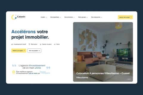 Illustration du projet Refonte digitale et stratégie webmarketing pour Cataneo