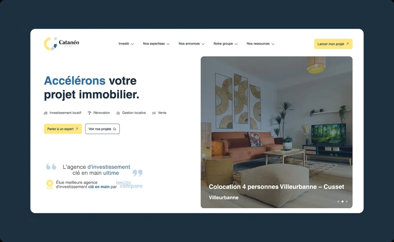 Illustration du projet Refonte digitale et stratégie webmarketing pour Cataneo