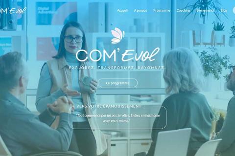 Illustration du projet Création de site pour Com'evol