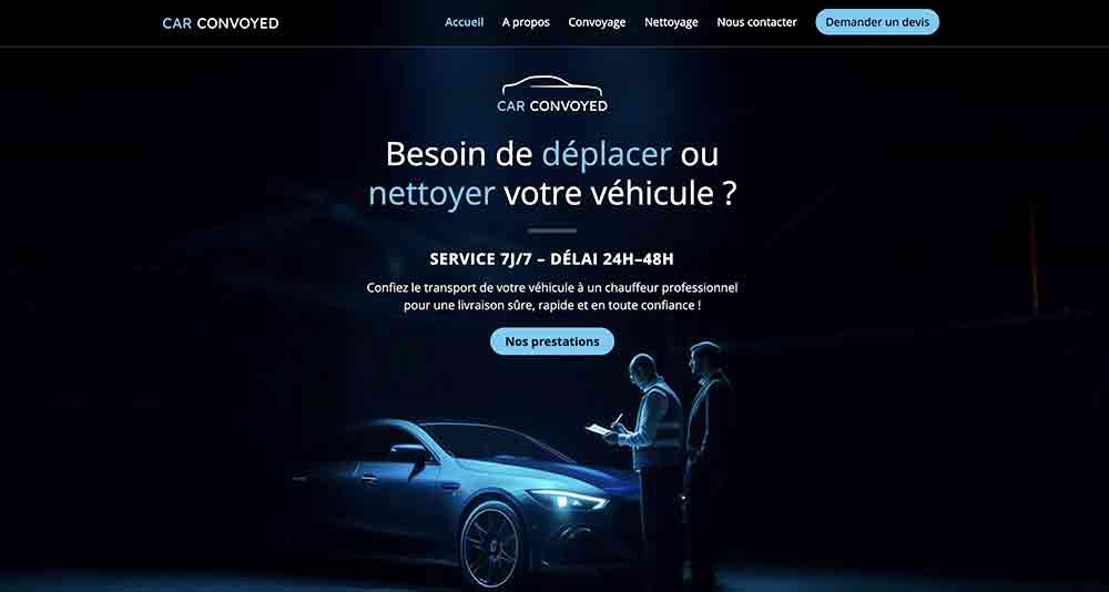 Illustration du projet Création de site pour Car Concoyed