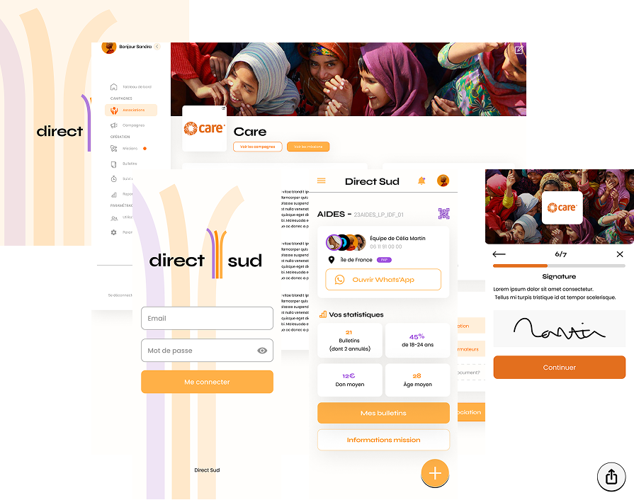 Illustration du projet Plateforme de recrutement de donateurs