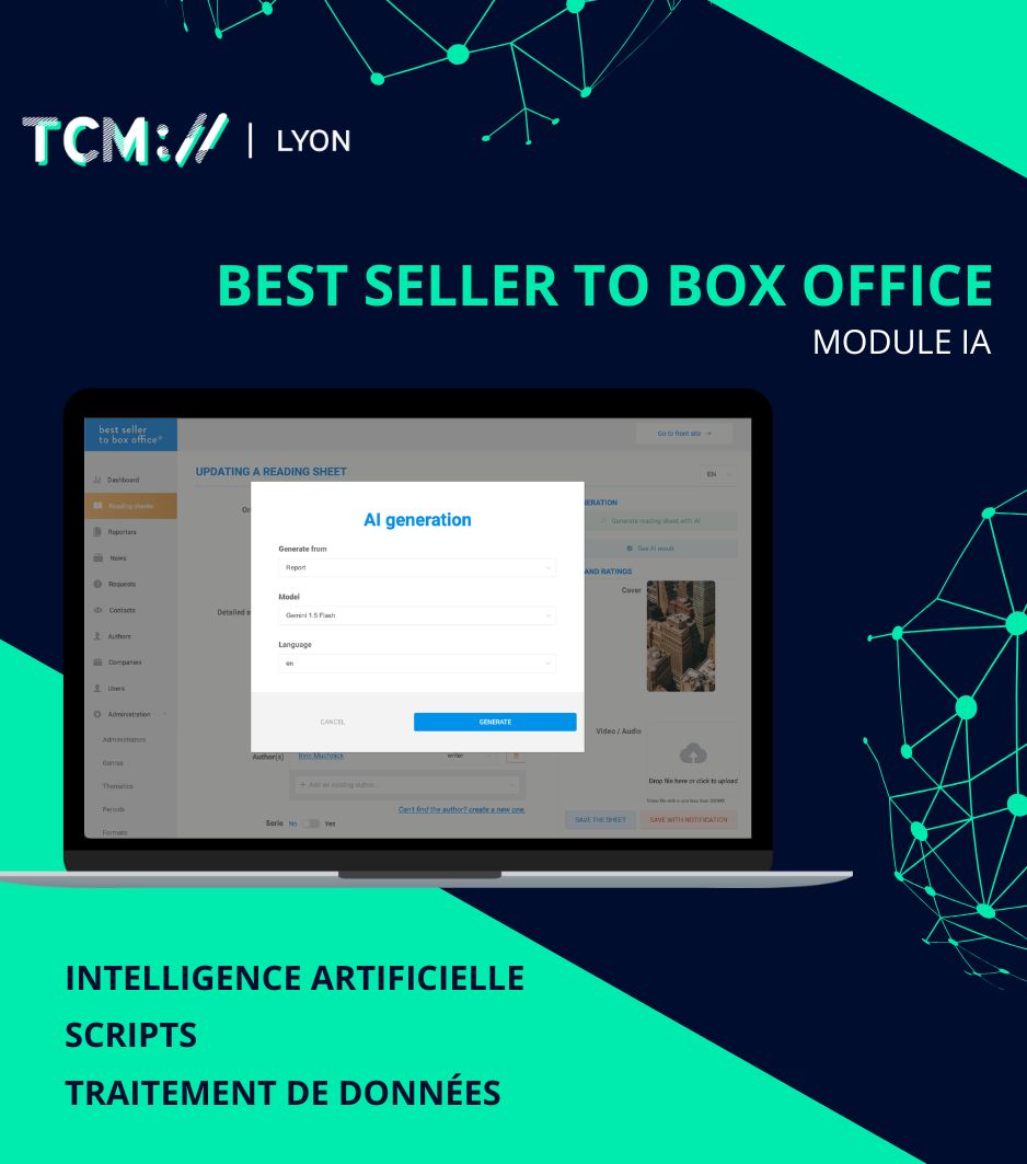 Illustration du projet Intégration d'un module IA dans le back-office