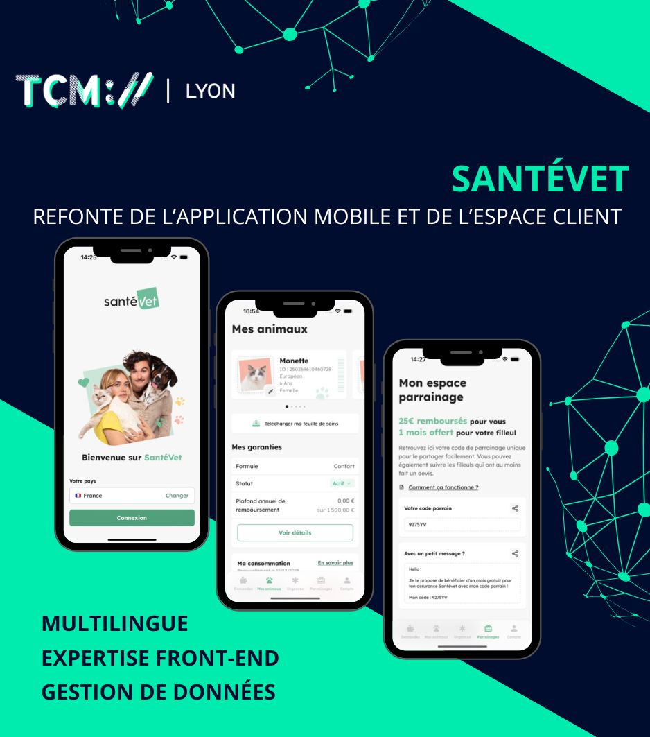 Illustration du projet Refonte de l’application mobile et de l’espace client