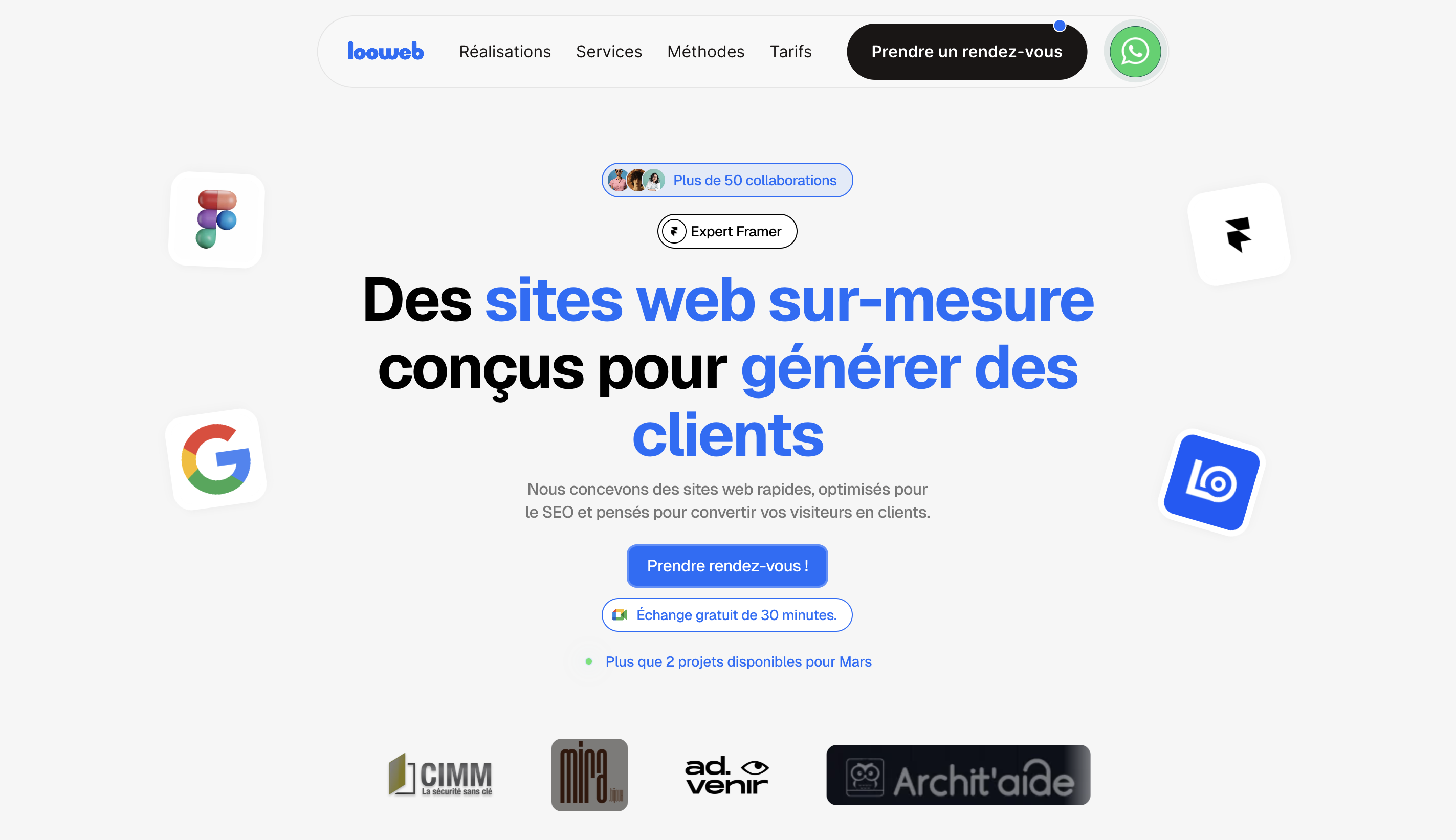 Illustration du projet Refonte du ste web de l'Agence