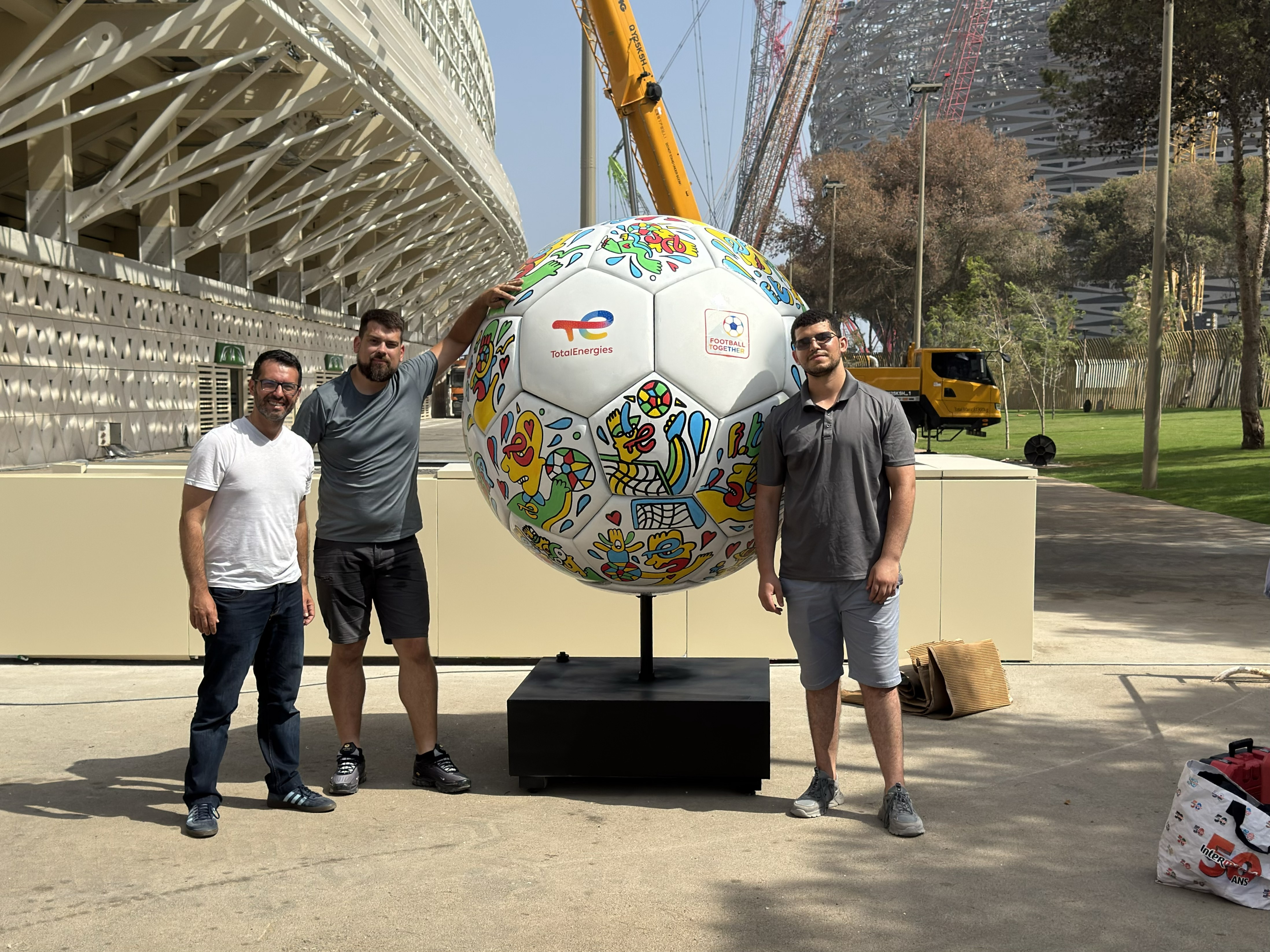 Illustration du projet Création d'un ballon géant pour l'ouverture de la CAN