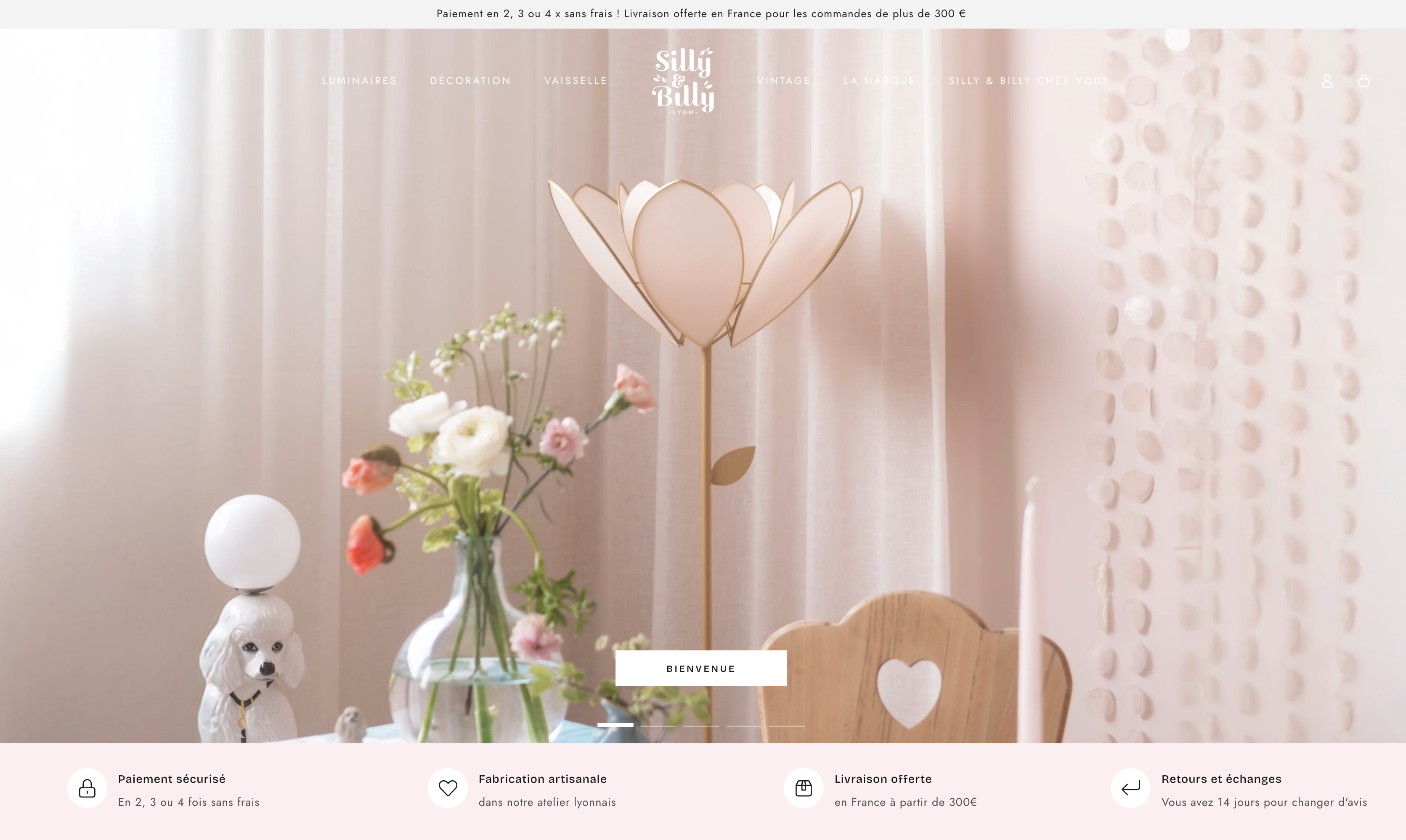 Illustration du projet Création de la boutique Shopify de la marque Silly & Billy