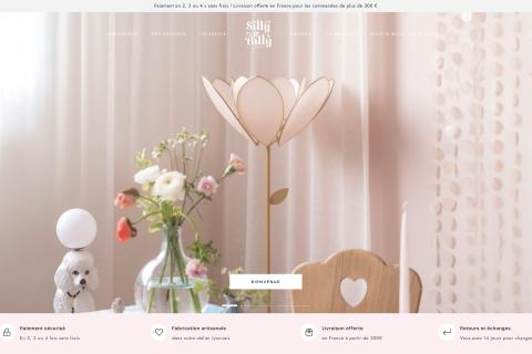 Création de la boutique Shopify de la marque Silly & Billy