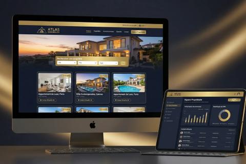 Illustration du projet Développement d'une plateforme immobilière digitale pour Atlas Immobilier