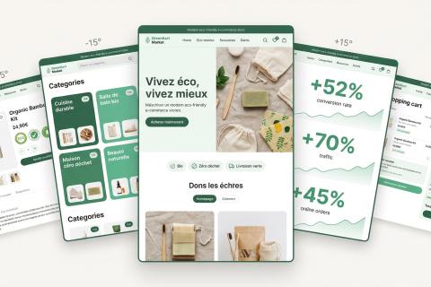 Illustration du projet Création d’un site e-commerce écologique