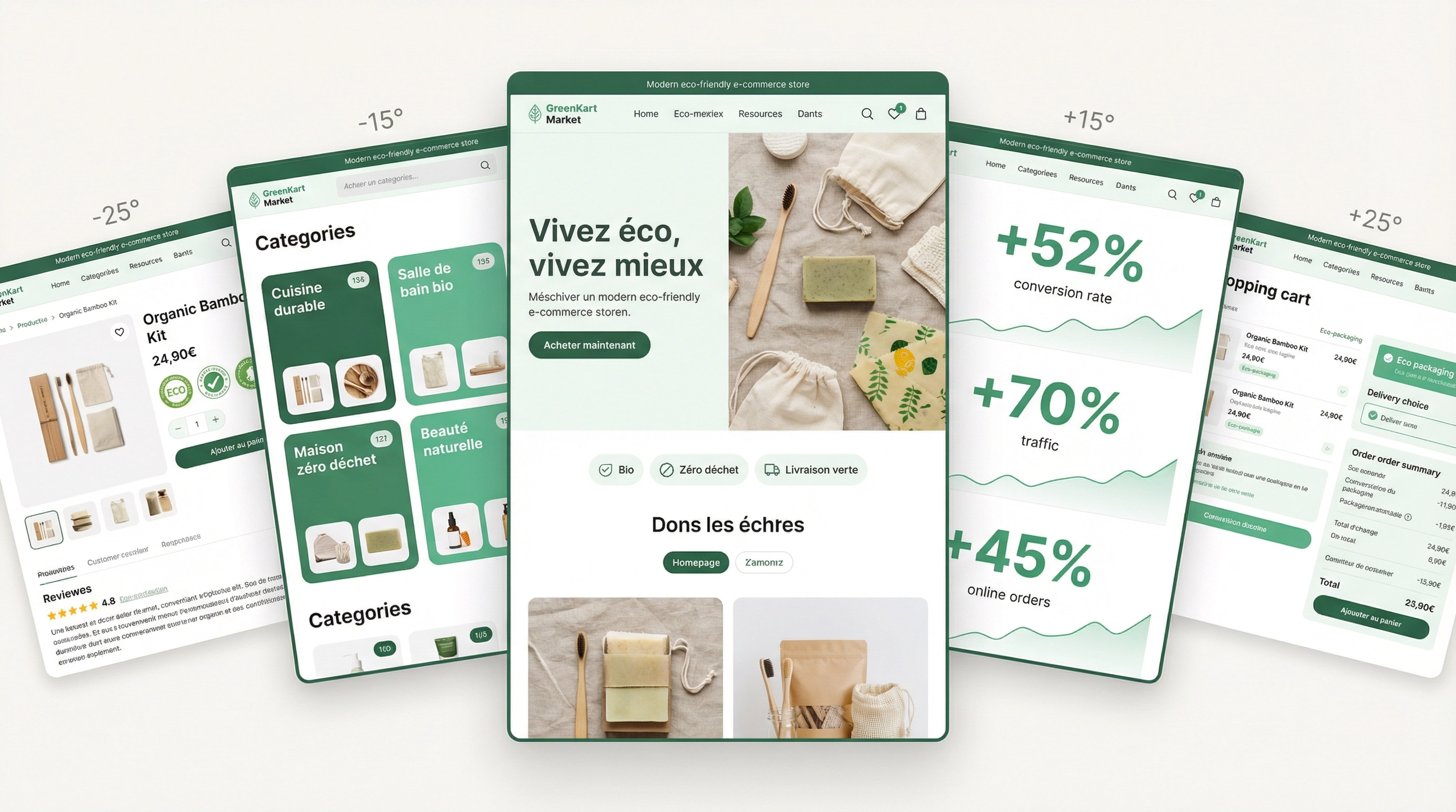 Illustration du projet Création d’un site e-commerce écologique