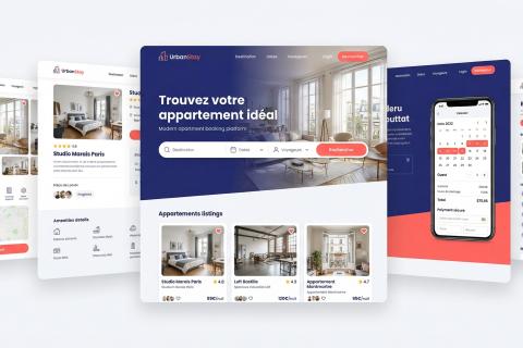 Illustration du projet Développement d'une plateforme de réservation d'appartements