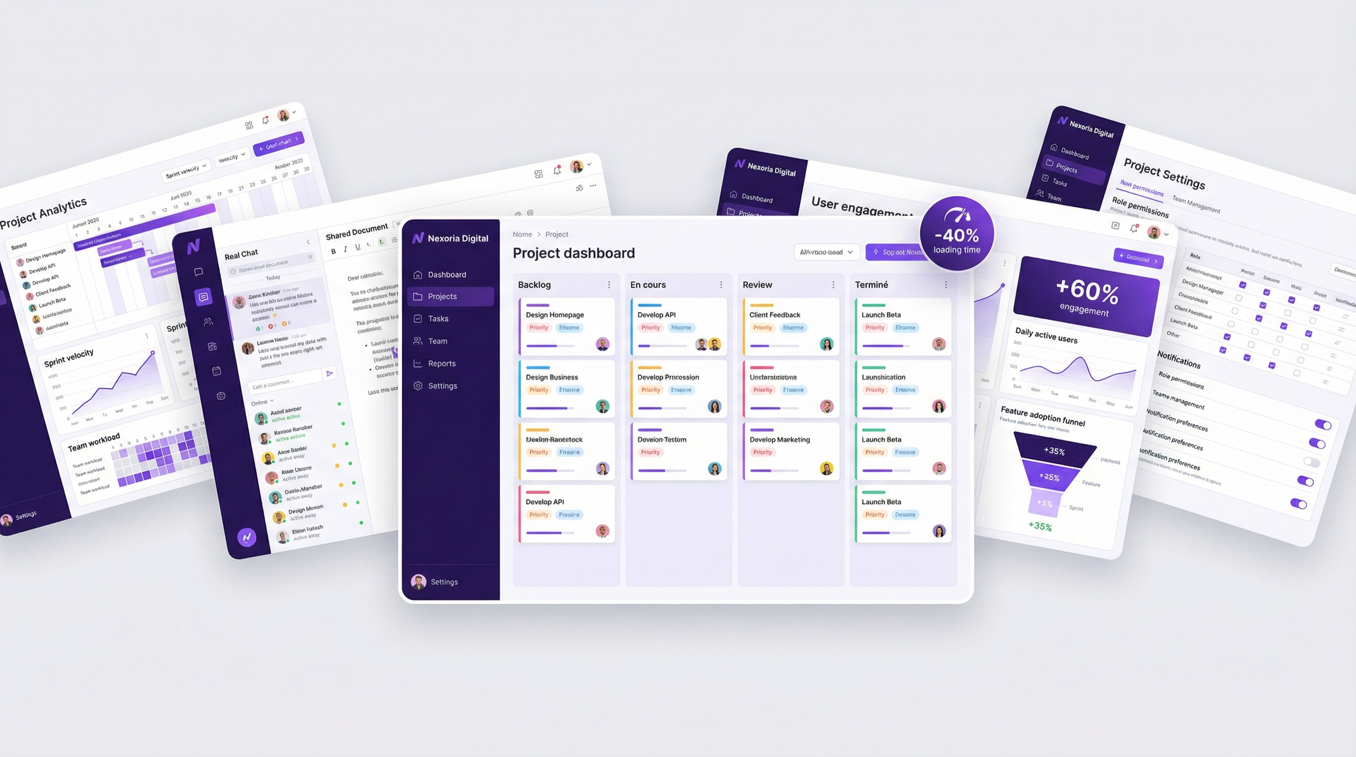 Illustration du projet Développement d’une plateforme SaaS de gestion de projets