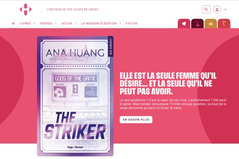Illustration du projet Hugo Publishing : Refonte du site éditorial Hugo New Romance