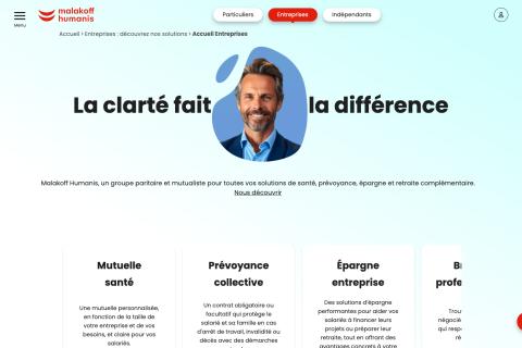 Illustration du projet Malakoff Humanis : Une plateforme digitale pour faciliter l’accès aux services B2B