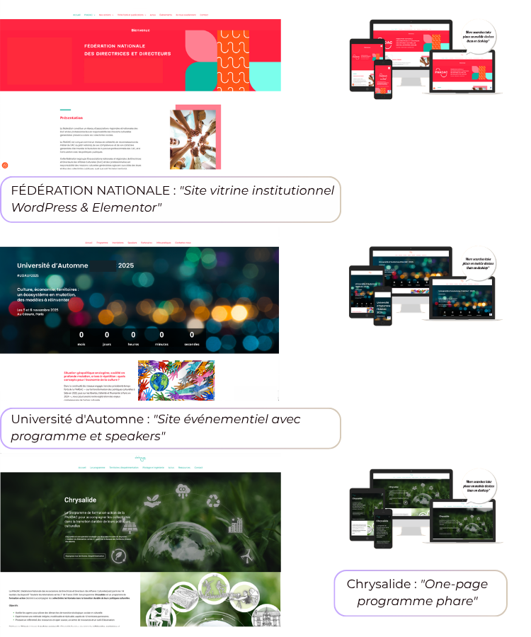 Créer un écosystème digital complet pour une fédération nationale