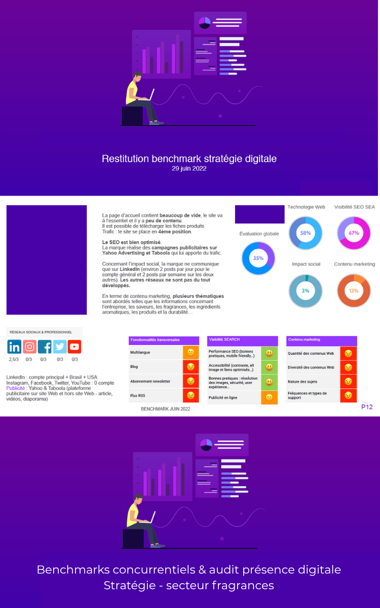 Illustration du projet Structurer la transformation digitale d'un fabricant français de fragrances avec une stratégie marketing complète