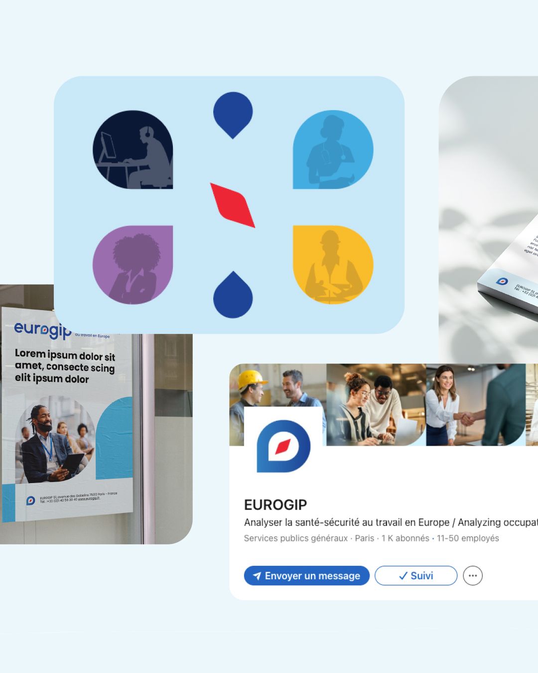 Illustration du projet Refonte d'identité de marque pour EUROGIP